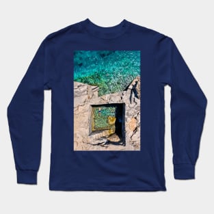 Swimming in an ancient fish tank Long Sleeve T-Shirt